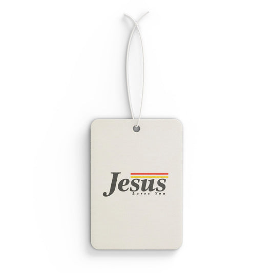 Jesus Loves You  Car Air Freshener