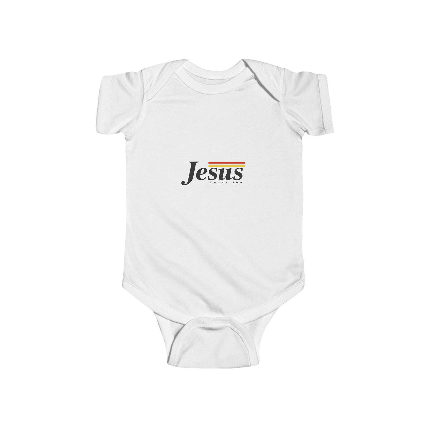 Jesus Loves You  Infant Fine Jersey Bodysuit