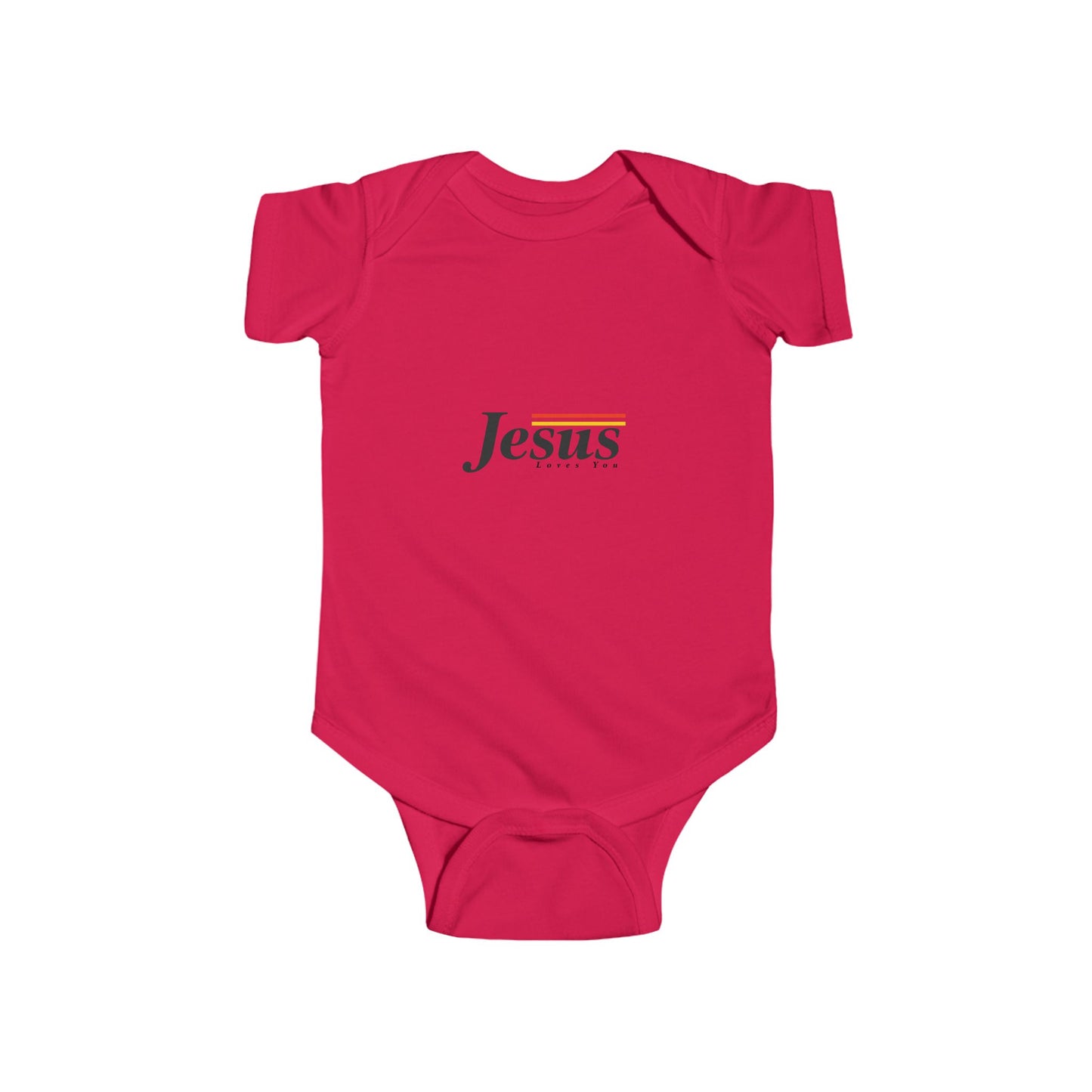 Jesus Loves You  Infant Fine Jersey Bodysuit