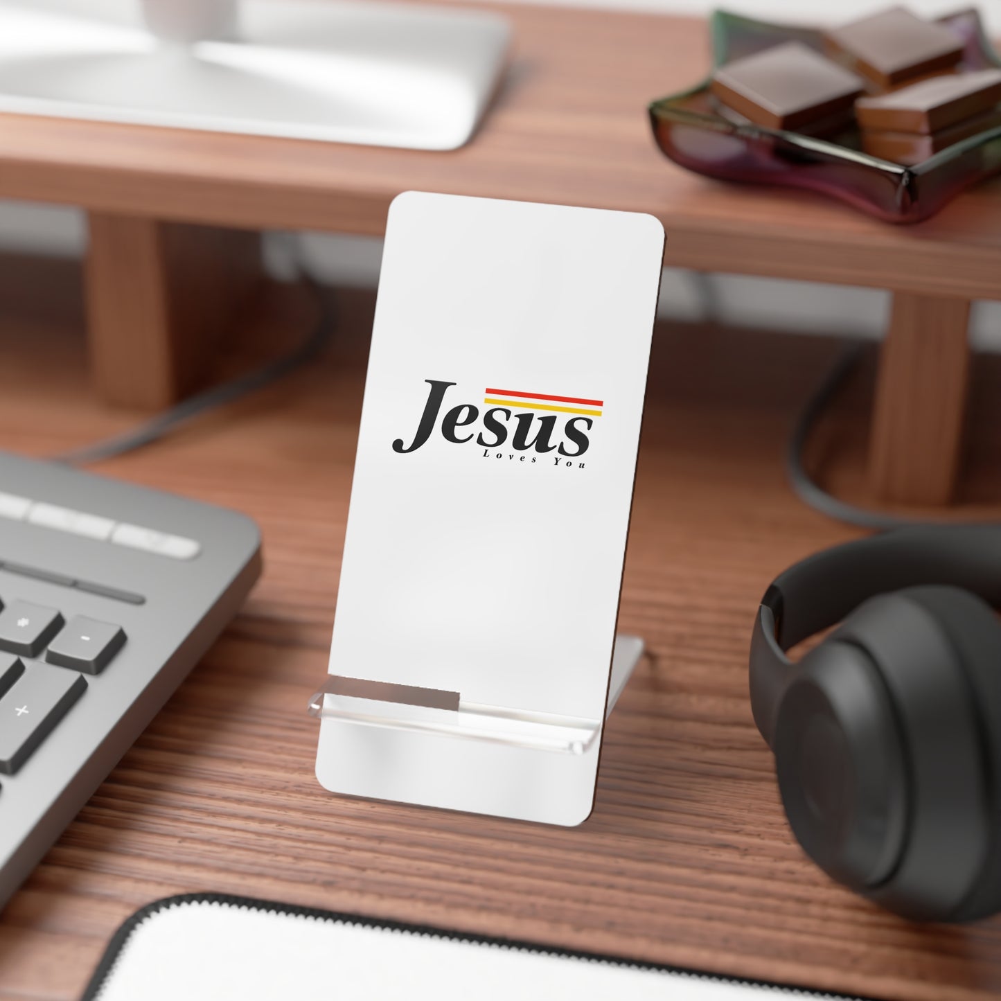 Jesus Loves You - Mobile Display Stand for Smartphones