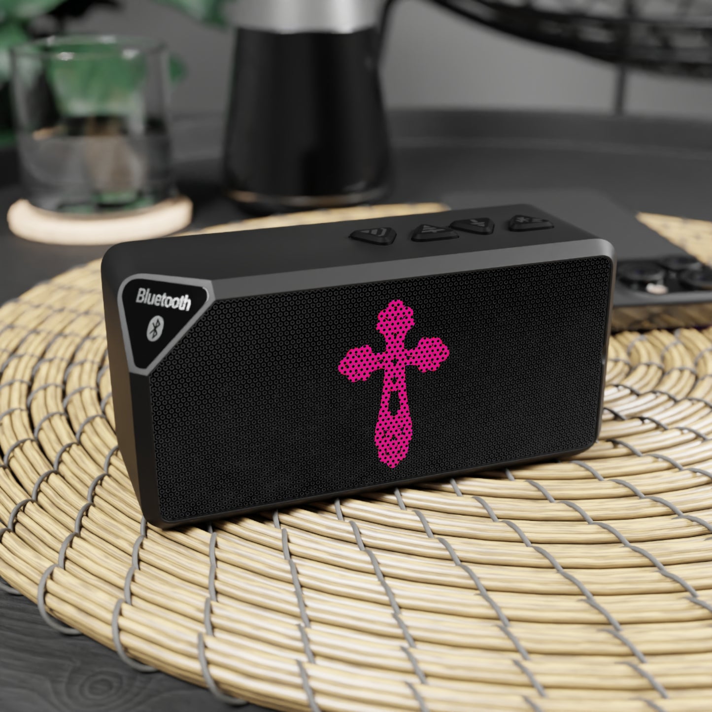 Pink Cross - Jabba Bluetooth Speaker