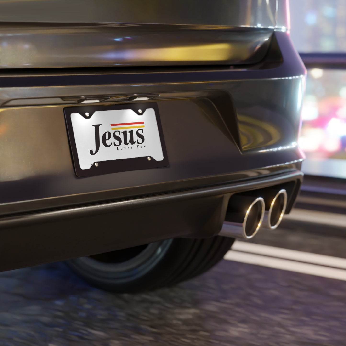 Jesus Loves You  Vanity Plate