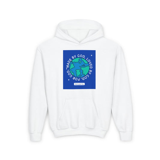 Made By God Youth Heavy Blend Hooded Sweatshirt