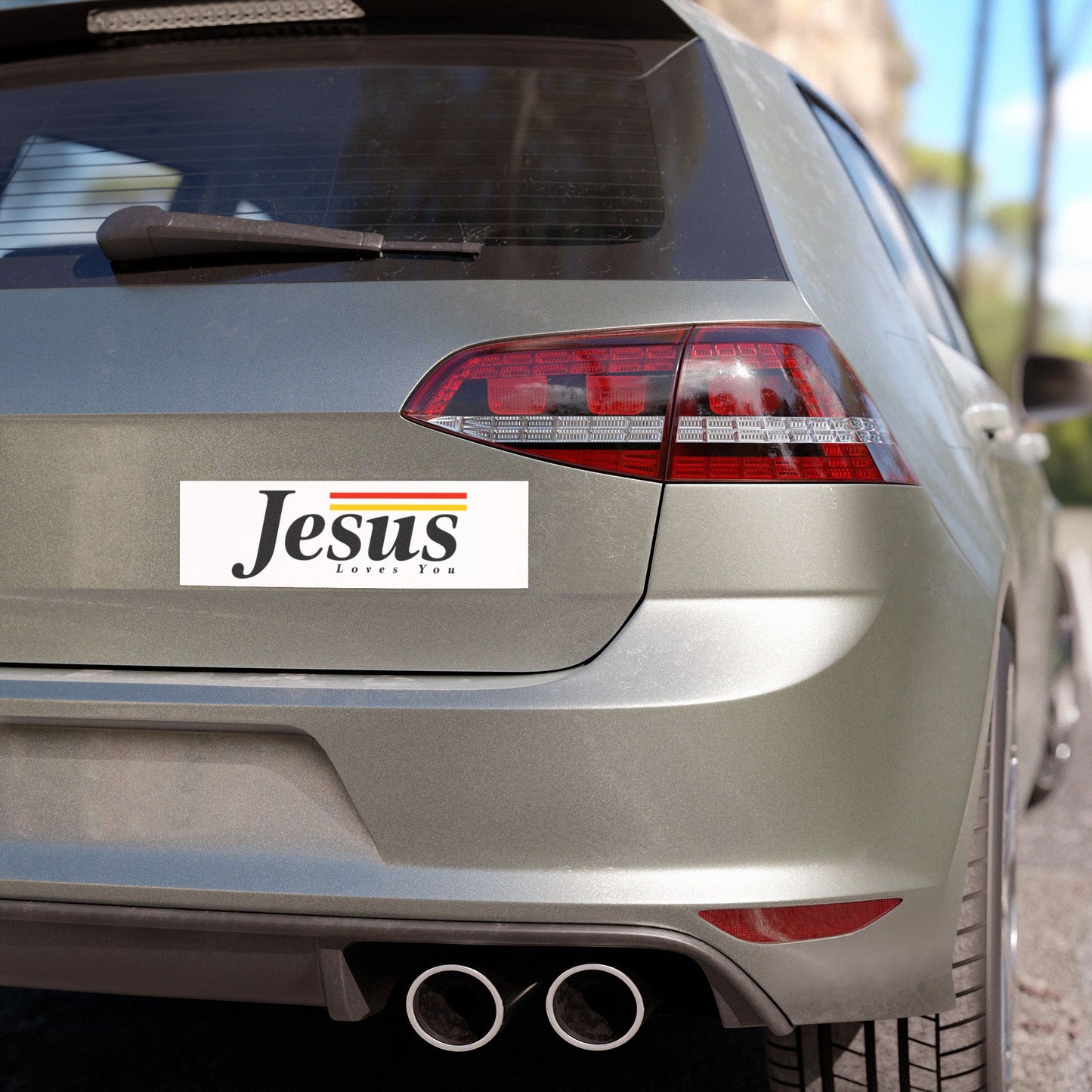 Jesus Loves You Car Magnets