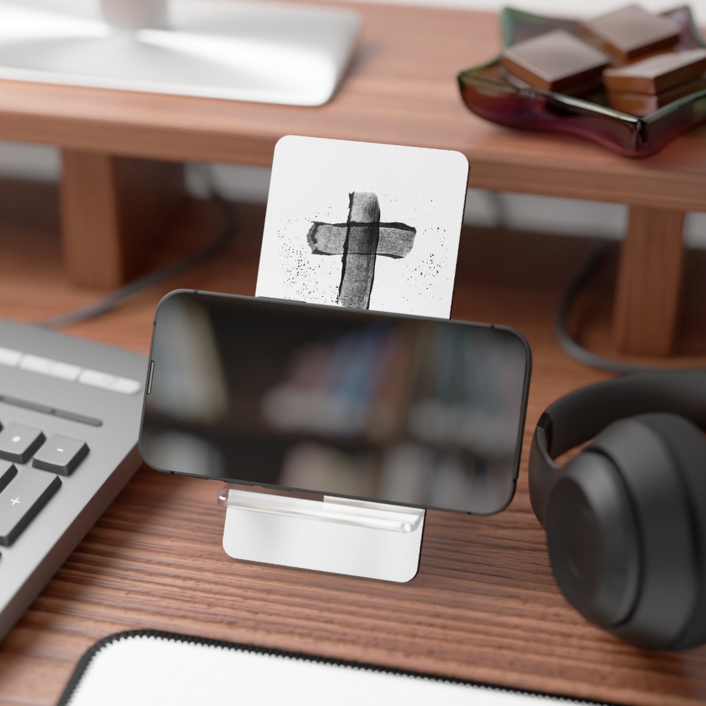 Sinner? Meet My Savior - Mobile Display Stand for Smartphones