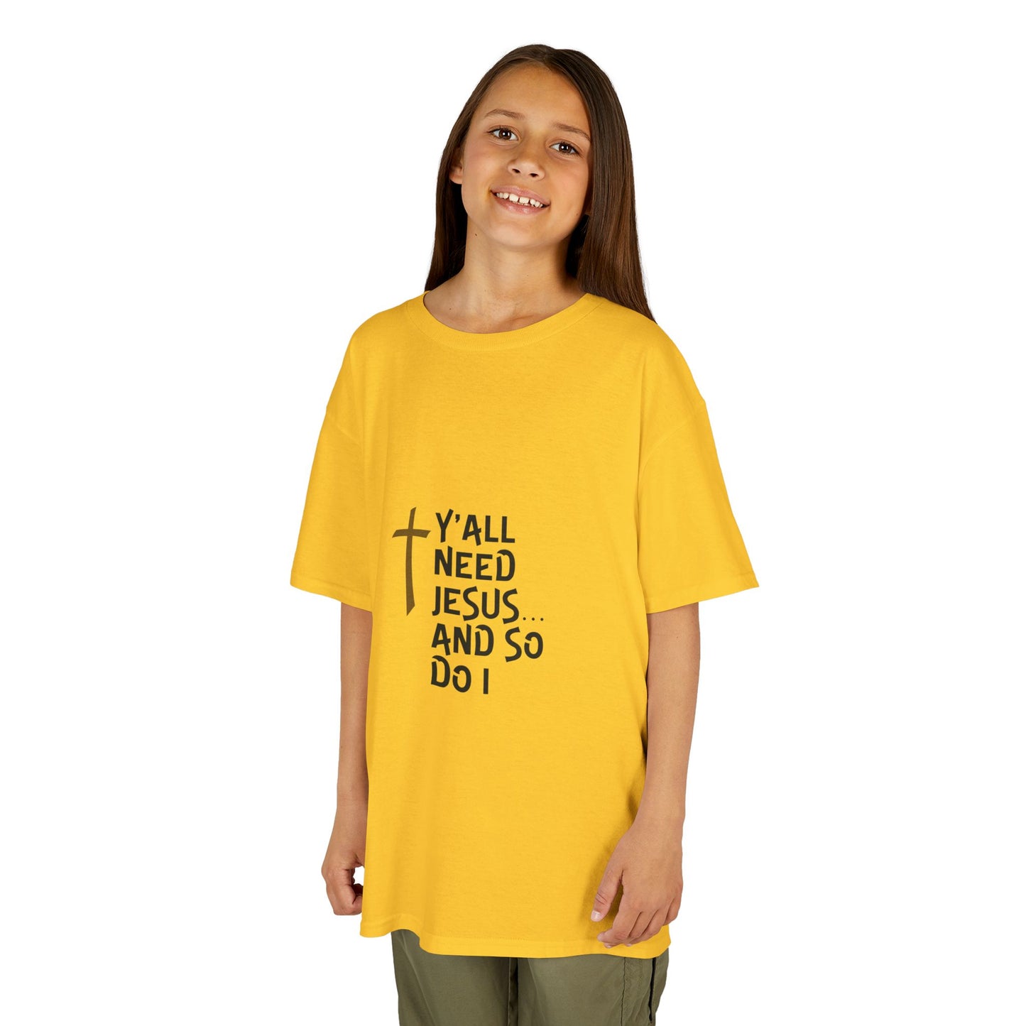 Y'all Need Jesus Kids Heavy Cotton™ Tee