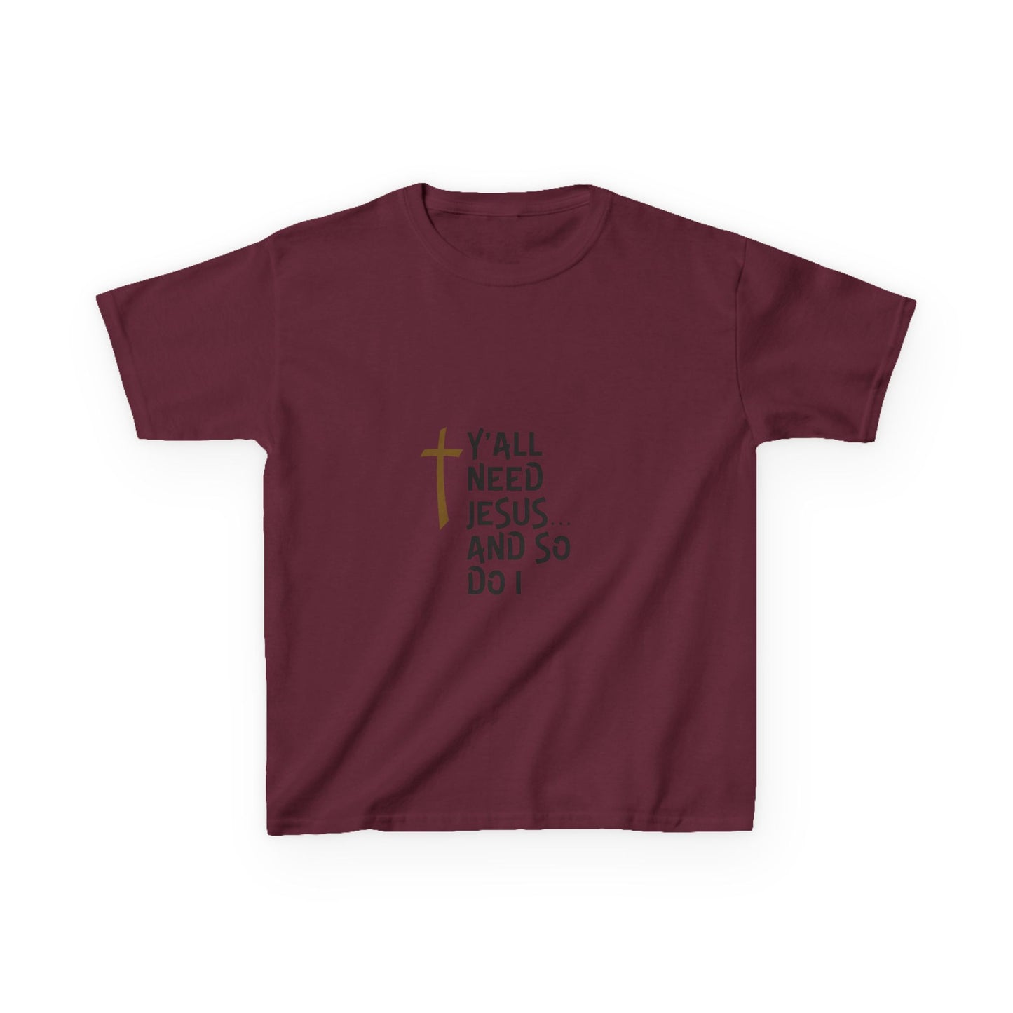 Y'all Need Jesus Kids Heavy Cotton™ Tee