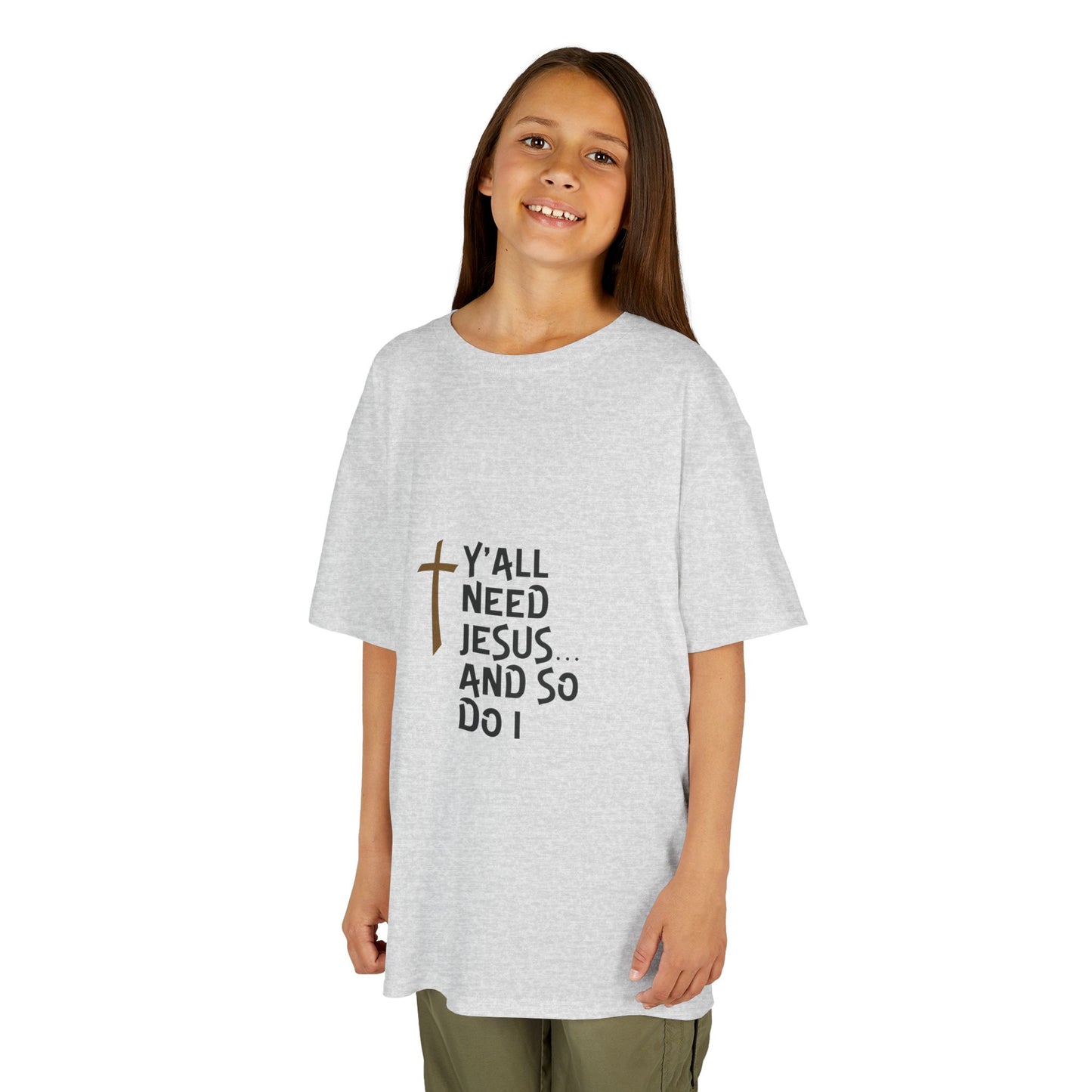 Y'all Need Jesus Kids Heavy Cotton™ Tee