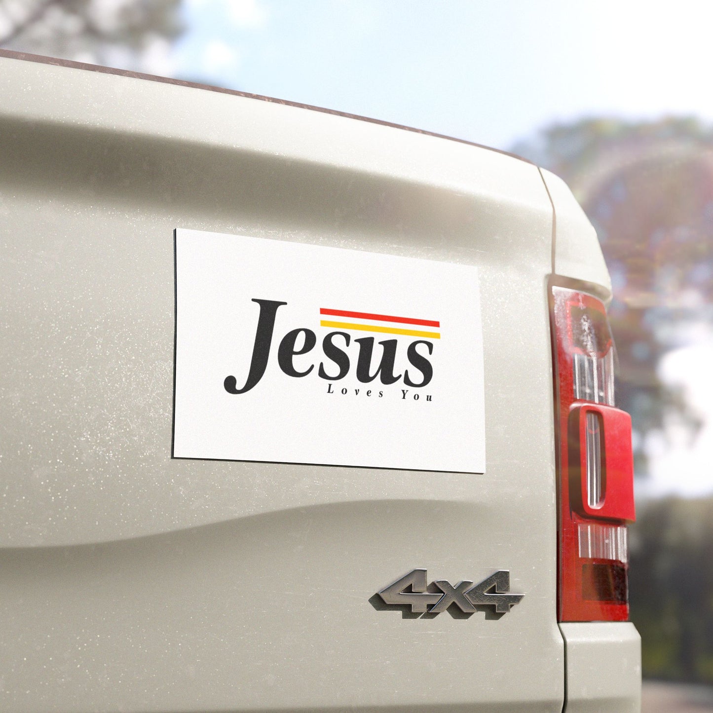 Jesus Loves You Car Magnets