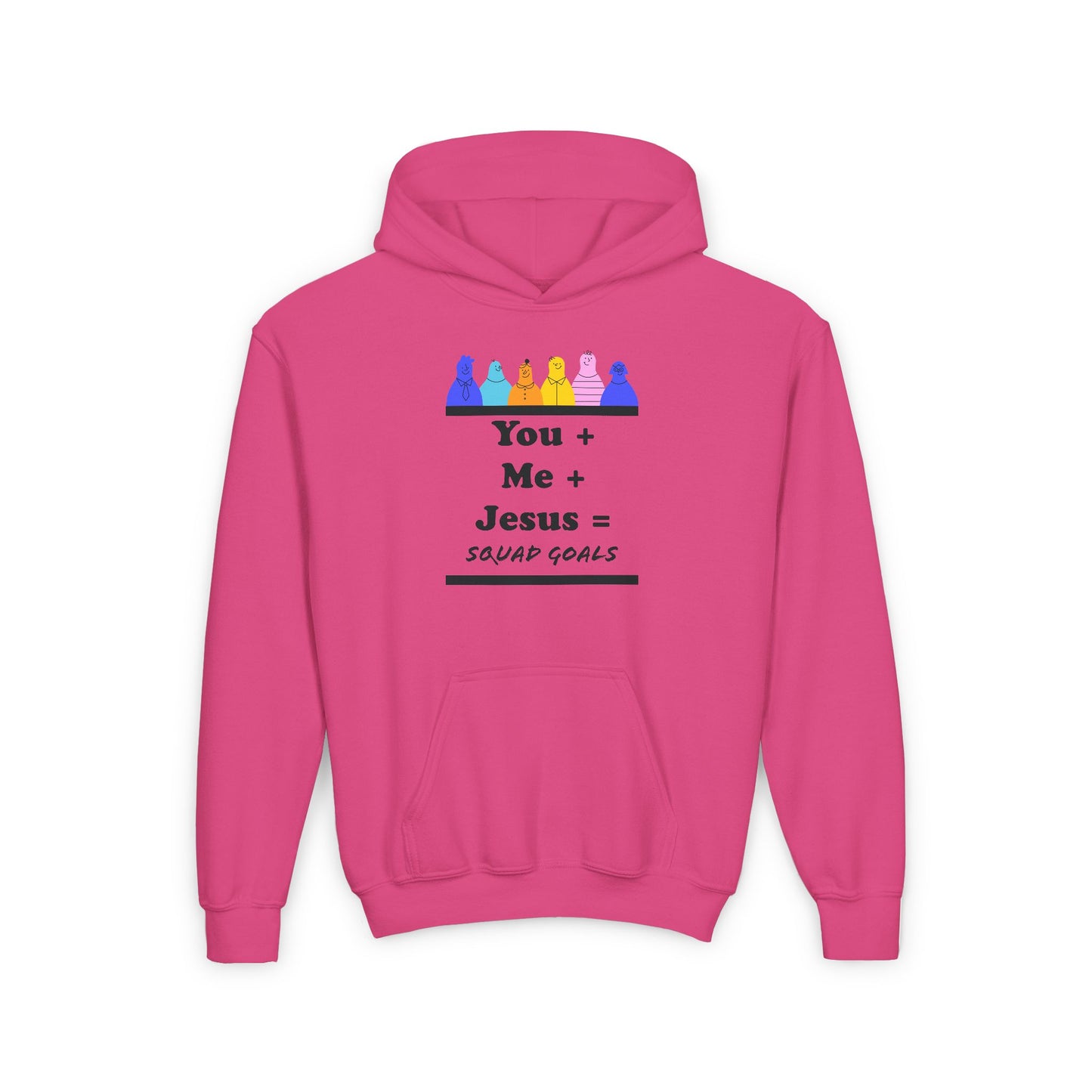 Squad Goals Youth Heavy Blend Hooded Sweatshirt