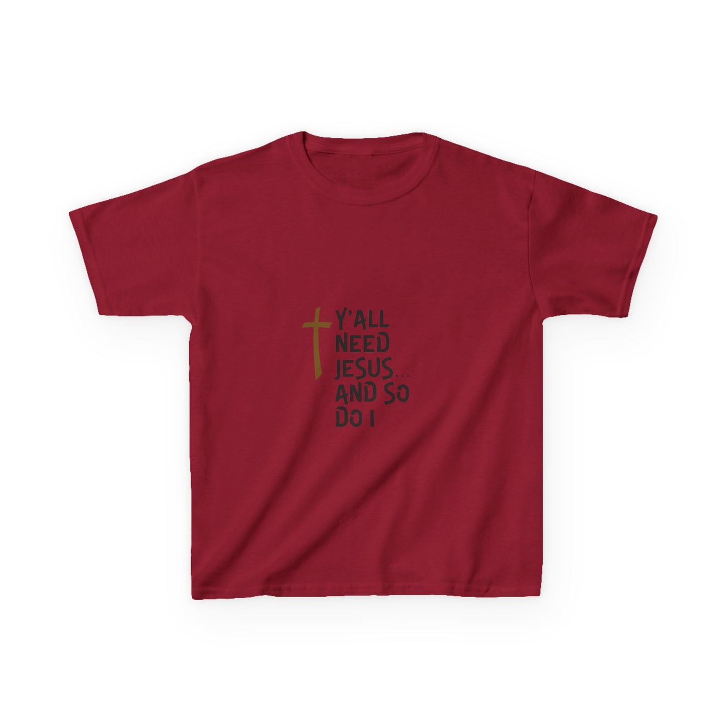 Y'all Need Jesus Kids Heavy Cotton™ Tee