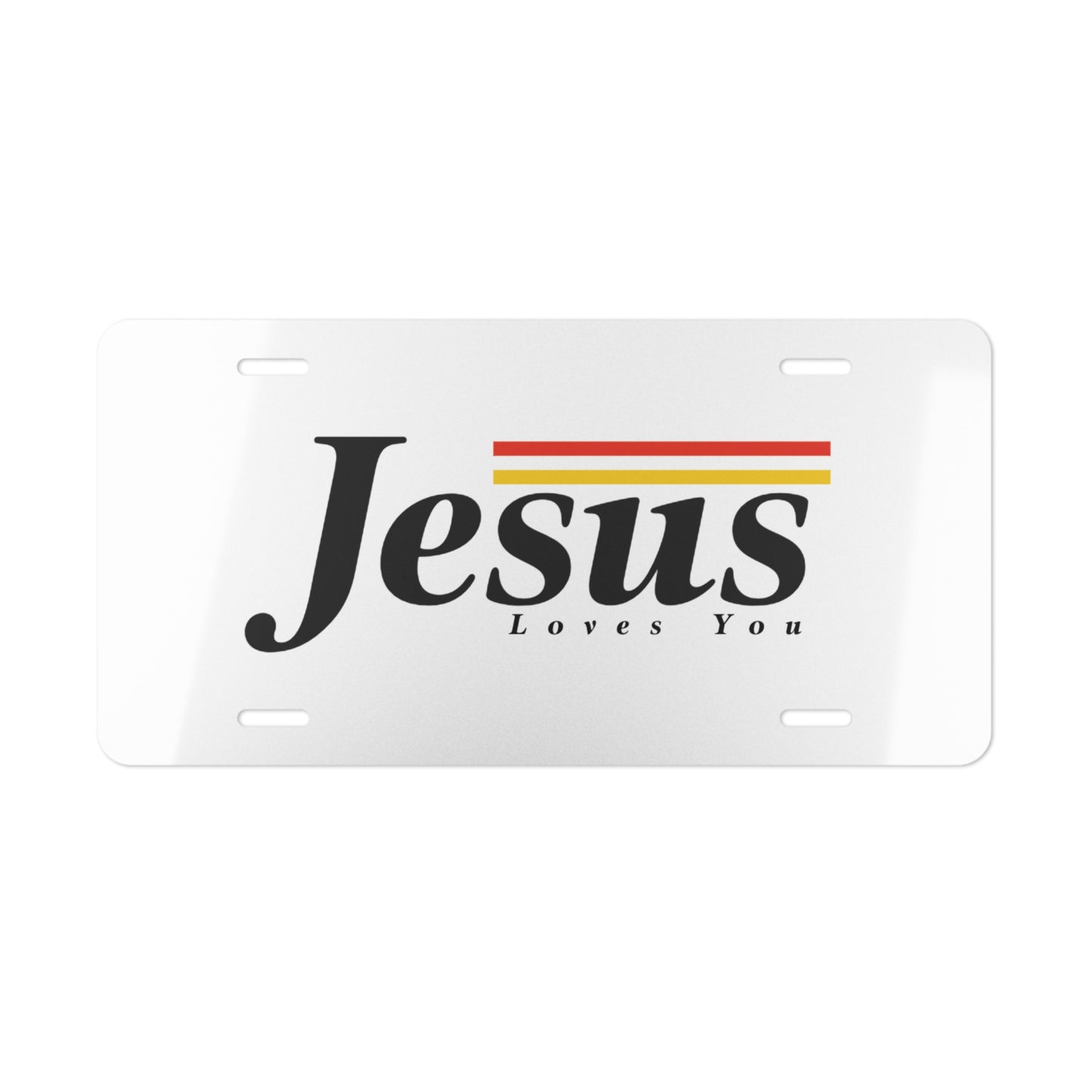 Jesus Loves You  Vanity Plate